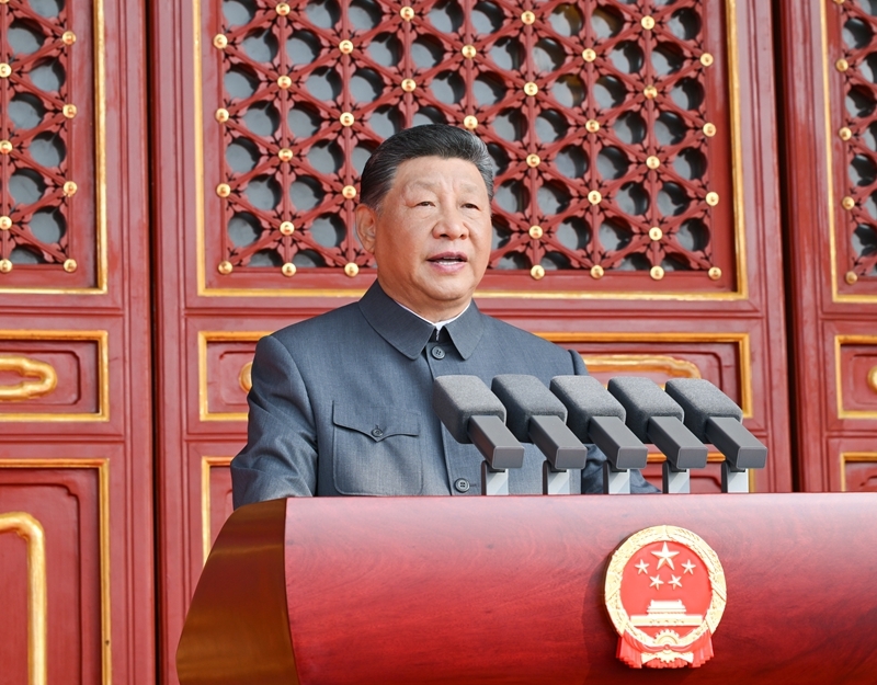 紀(jì)念中國(guó)人民抗日戰(zhàn)爭(zhēng)暨 世界反法西斯戰(zhàn)爭(zhēng)勝利80周年大會(huì)在京隆重舉行 天安門(mén)廣場(chǎng)舉行盛大閱兵儀式 習(xí)近平發(fā)表重要講話(huà)并檢閱受閱部隊(duì)