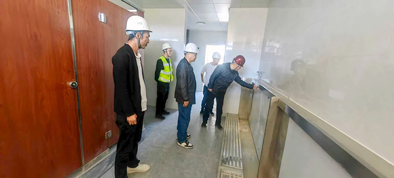 鄭州市建設投資集團有限公司 第六十七高級中學項目部國慶、中秋安全生產(chǎn)檢查簡報